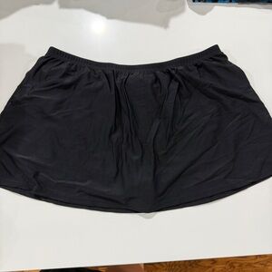 Black Athletic swim Skirt